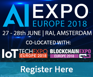 #AI Expo Europe, 27-28th June 2018, RAI, Amsterdam