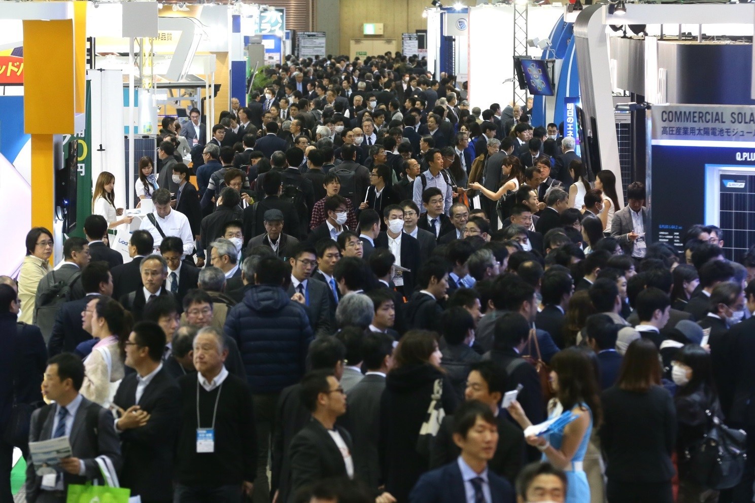 Japan's largest PV industry show, Scene from the previous show (2018)