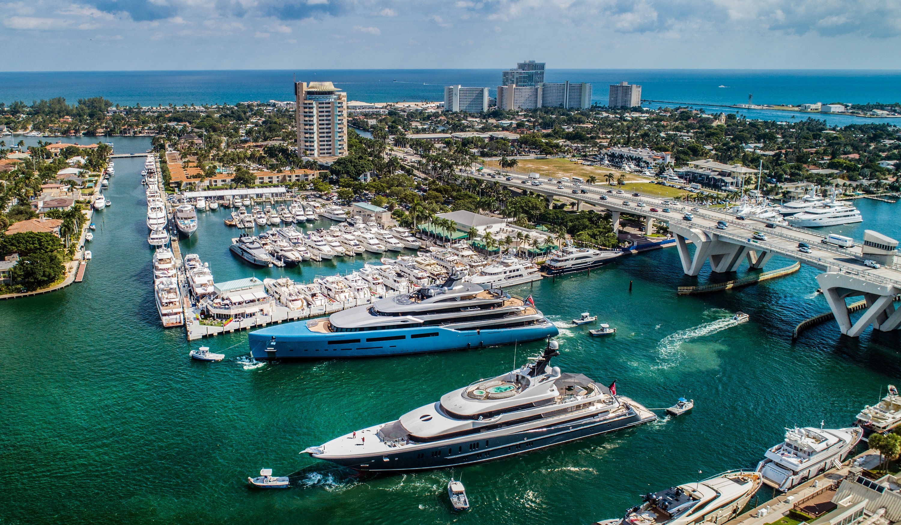 The Fort Lauderdale International Boat Show, the largest in-water boat show in the world, is set to take place Oct. 30 through Nov. 3. Photo Credit: Forest Johnson